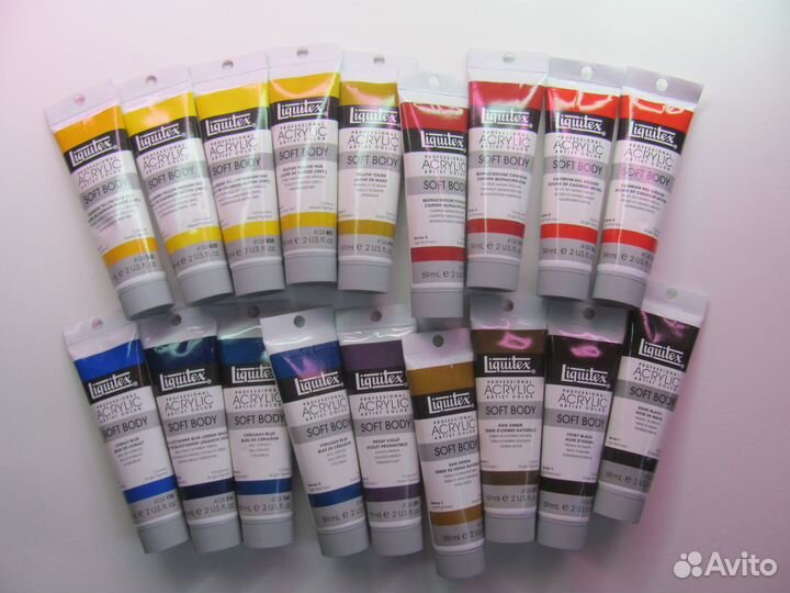 Акриловые краски акрил художественный.Много