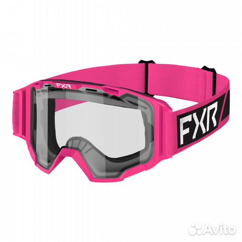 Очки FXR Maverick Clear без подогрева (E-Pink)