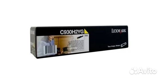 Оригинальный картридж Lexmark C930H2YG желтый