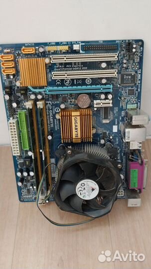 Материнская плата с процессором и памятью 4gb