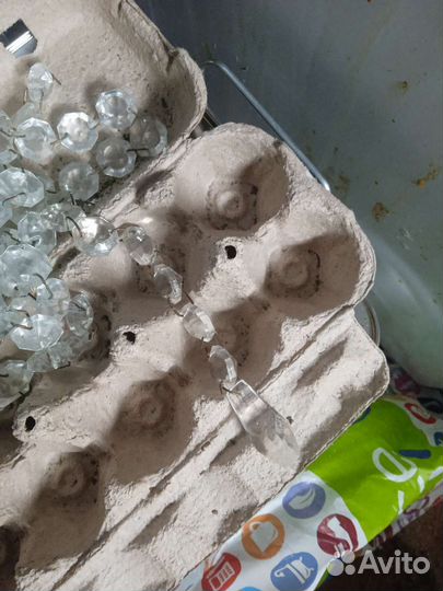 Хрустальные подвески для люстры СССР