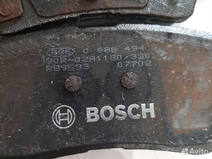 Тормозные колодки Bosch 0986494557 solaris soul