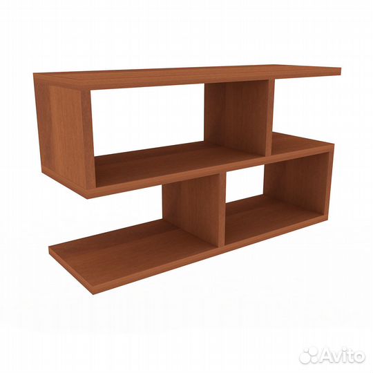 Полка Ларен-201f орех италия стеллаж настенная