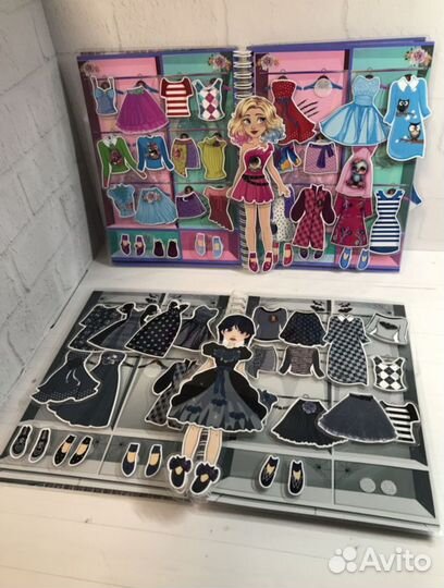 Куколки Венсдей и Энид на липучках. Заказ Ольги