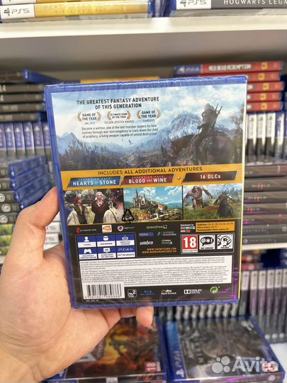 The witcher 3 wild hunt ps4 диск новый