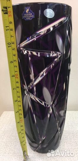 Ваза хрустальная