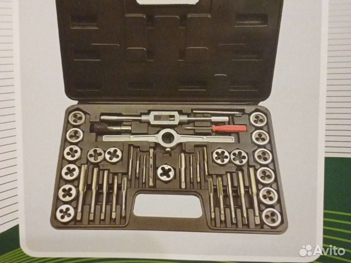 Набор метчиков и плашек 40 пр. profi