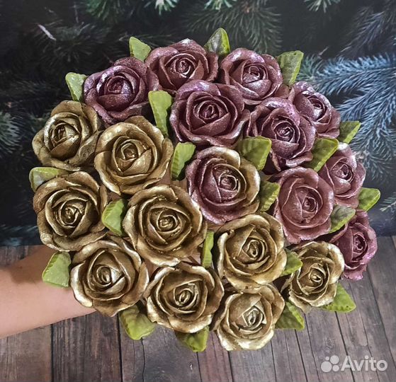 Съедобные букеты маме