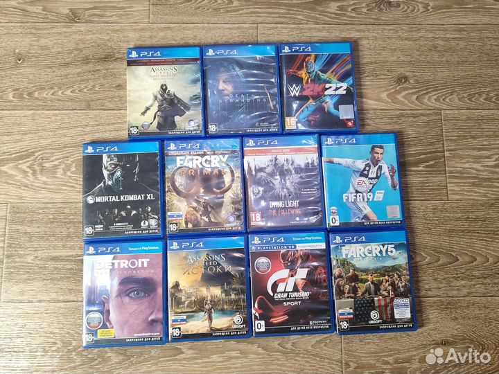 Продам игры на Sony PS4