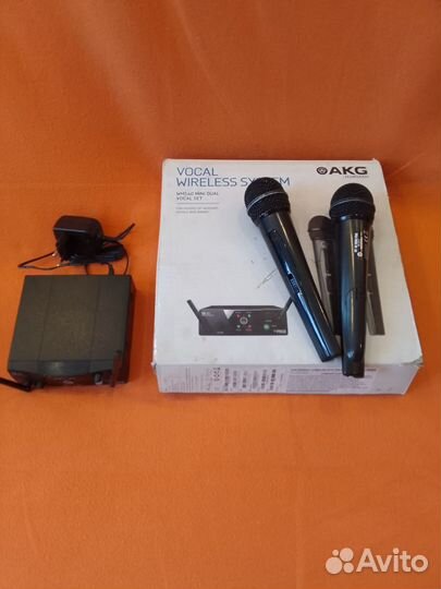 Радиомикрофоны AKG WMS40 Mini dual для караоке
