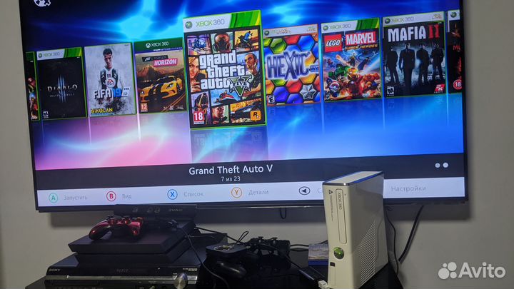 Xbox 360S прошитый Freeboot 500gb