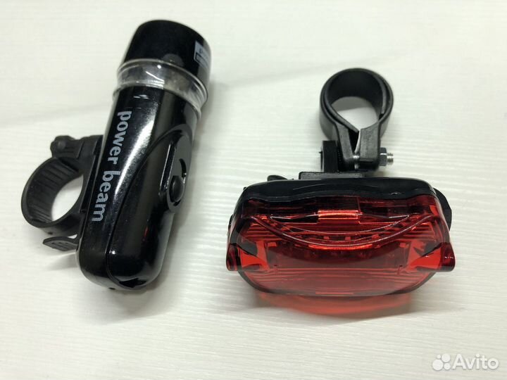 Велофонарь комплект передний + задний