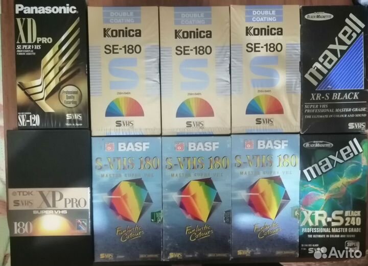 Видеокассеты с записью