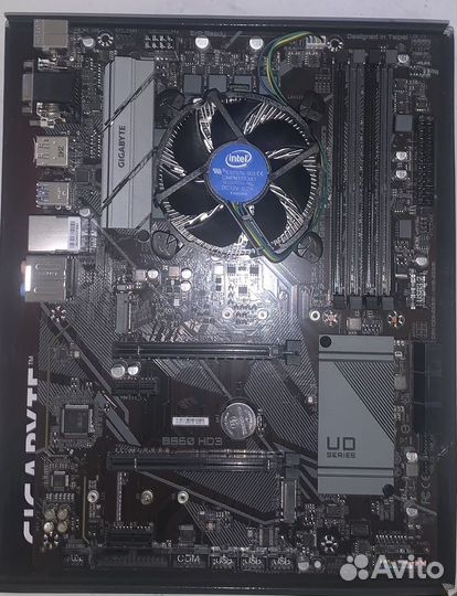 Материнская плата, процессор i5 10400f, lga 1200