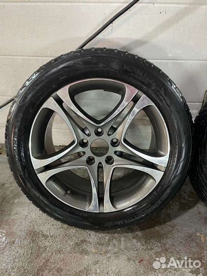 Колёса на дисках, шины, диски, комплект, б/у. BMW