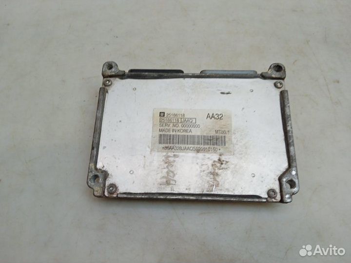 Б/У Б/У блок управления двс, мозги 25186118