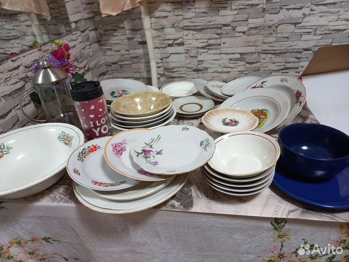 Тарелки разные СССР