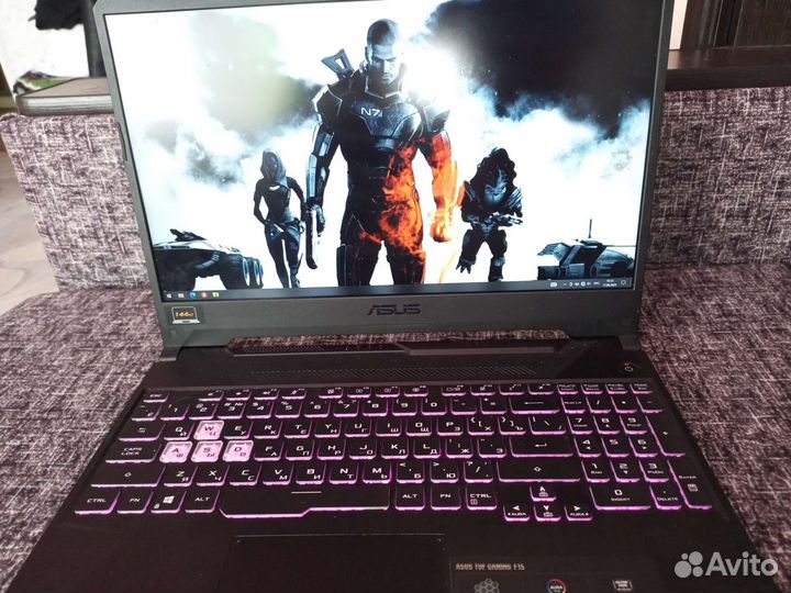 Игровой ноутбук Asus 144Гц i5 10300 8/512G GTX1650