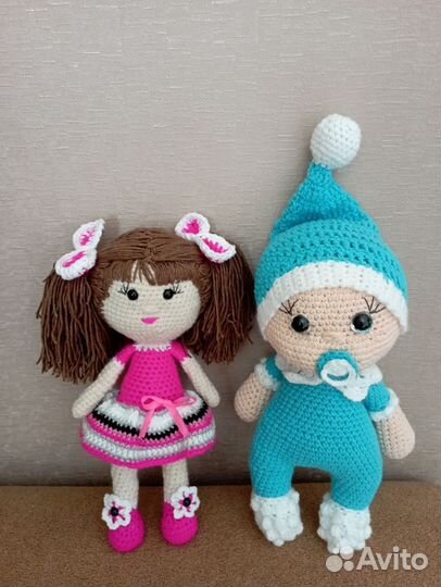 Мягкие игрушки вязаные