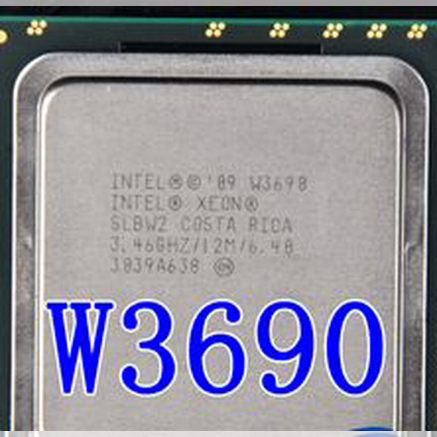 [W3690] Xeon 3.73ghz 12mb Lga1366 6 Ядер 12 Потоков W3690