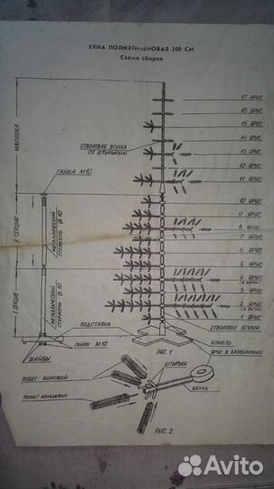 Елка искусственная СССР