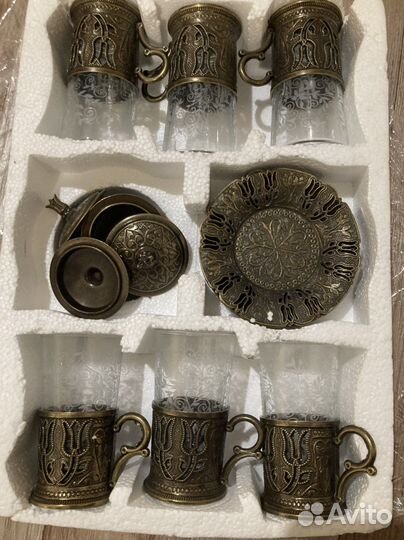 Чайный сервиз с узором. Турция