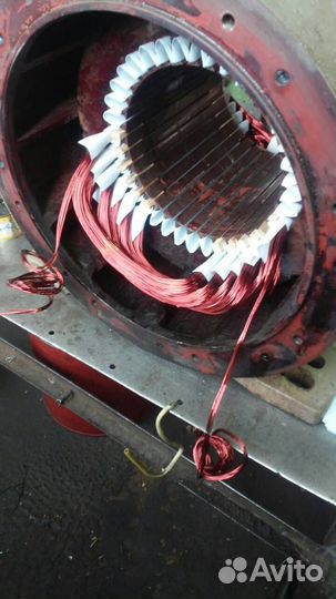Перемотка электродвигателей, ремонт электродвигатя