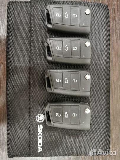 Оригинальный ключ на Skoda Octavia и Rapid