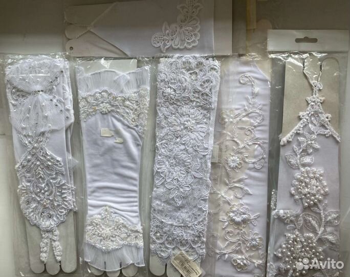 Перчатки вечерние новые(выпускной, свадьба)