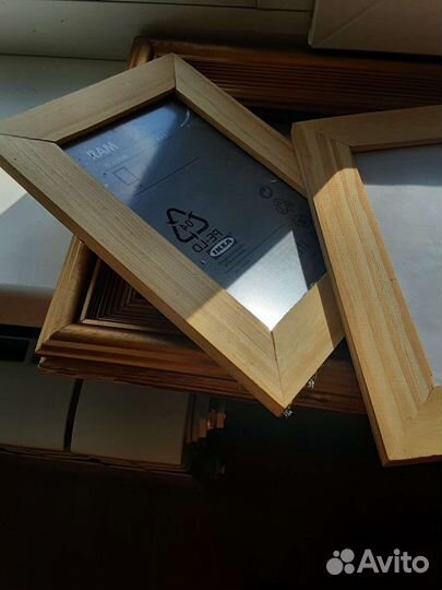 Три деревянные рамки