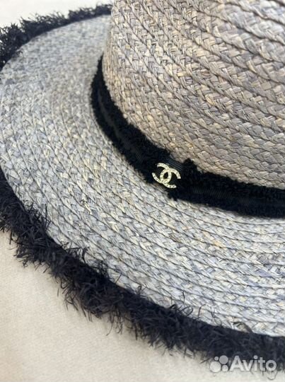 Шляпа женская соломенная Chanel