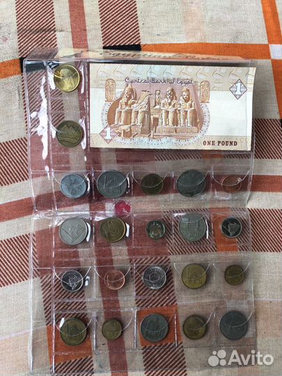 Набор египетских монет
