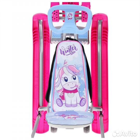 Снегокат Тимка спорт 6 с единорогом+ доставка