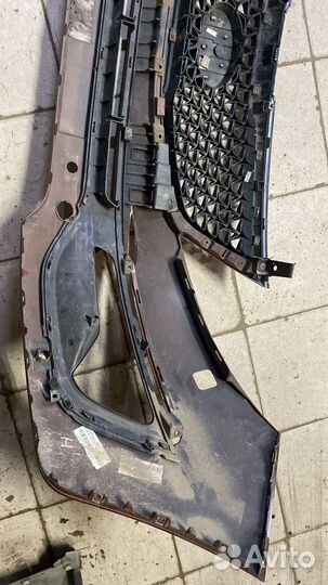 Бампер передний с решетками kia sportage 2014