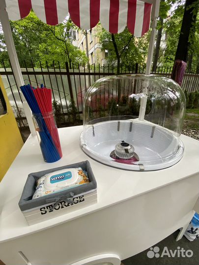 Сладкая вата, попкорн, напитки, сахарная вата