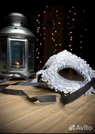 Маска маскарадная венецианская карнавальная