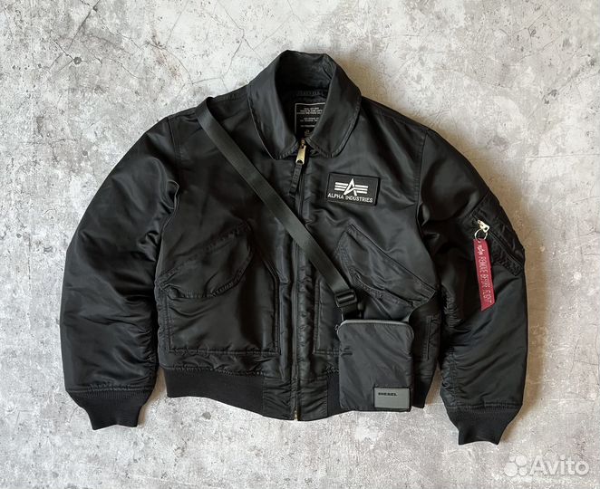 Винтажный Бомбер Alpha Industries CWU 45