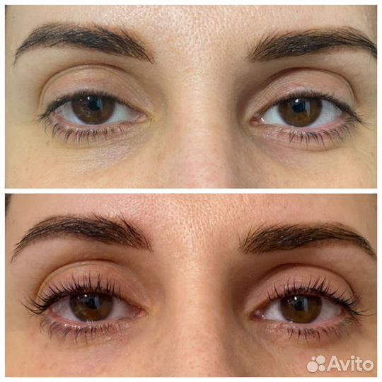 Наращивание/ламинирование ресниц(бровей)