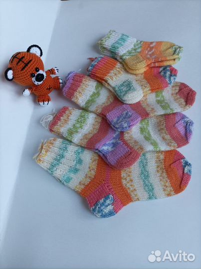 Носки из овечьей шерсти