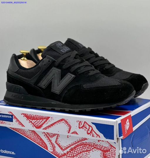 Кроссовки New Balance 574 Black (Арт.56849)