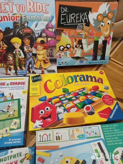 Детские настольные игры, обучающие
