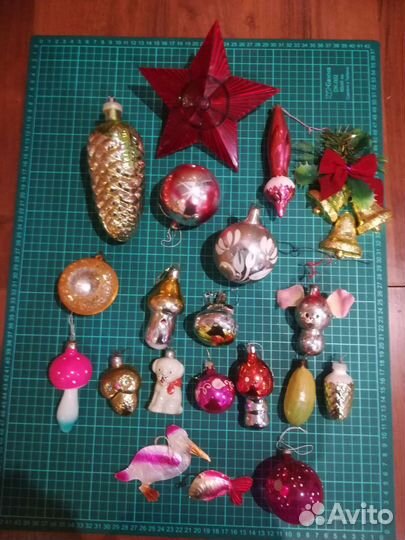 Елочные игрушки СССР гдр звезда
