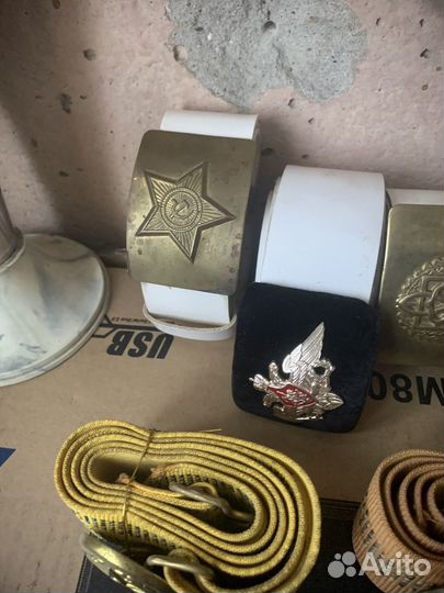 Ремень солдатский бляха СССР. Оригинал