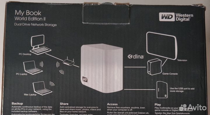 My Book World Edition II - NAS, сервер, хранилище