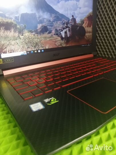 Игровой ноутбук Acer nitro 5 i7-8750/8/512SSD/1050
