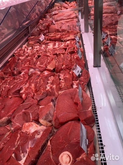 Мясо говядины свежее, частями по списку/полутушами