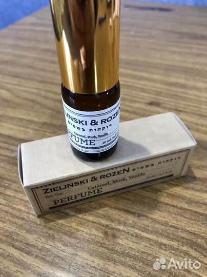 Zelinski rozen духи caramel, musk, vanilla