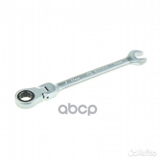 Ключ комбинированный 11 мм трещоточный, шарнирн