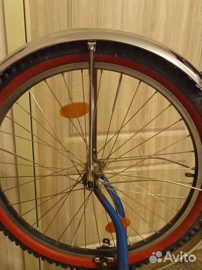 Крылья кастом хром для круизера / фэта 24