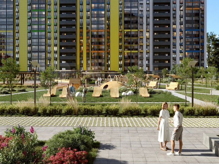 2-к. квартира, 60,1 м², 3/16 эт.